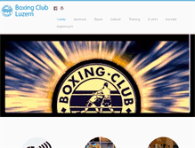 Tablet Screenshot of boxingclub-luzern.ch